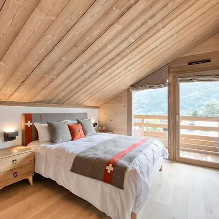 Chalet Neuf 5 Chambres, 10 Pers, Vue Mont Blanc, Parking, Wifi - Fr-1-663-28 Saint-Gervais-les-Bains