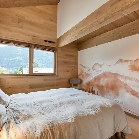 Neuf 5 Chambres, 10 Pers, Vue Mont Blanc, Parking, Wifi - Fr-1-663-28 Chalet